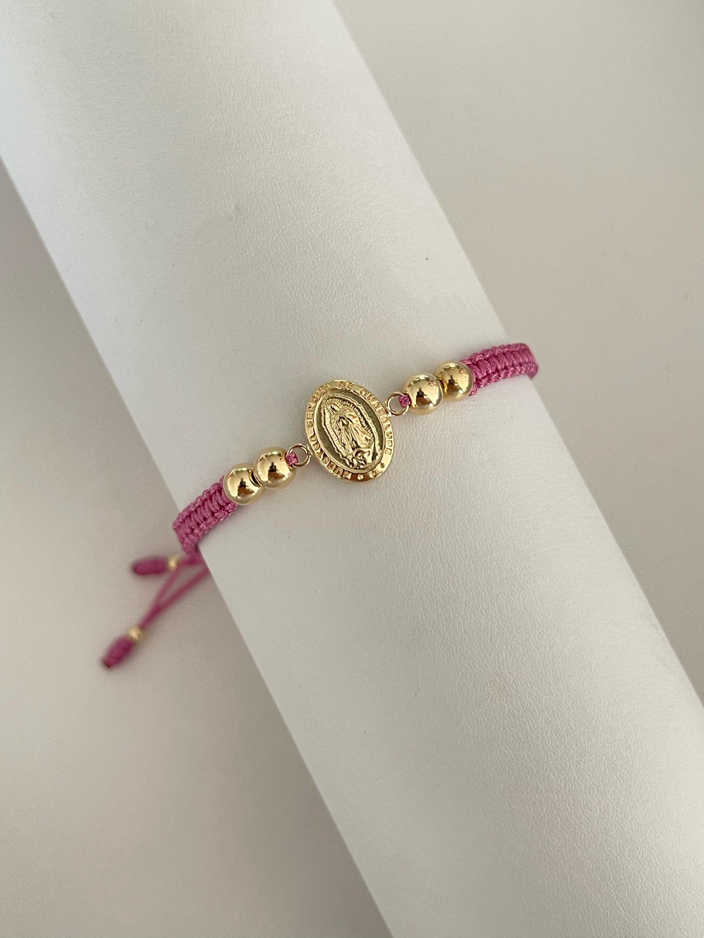 Pulsera Virgen Guadalupe 12mm