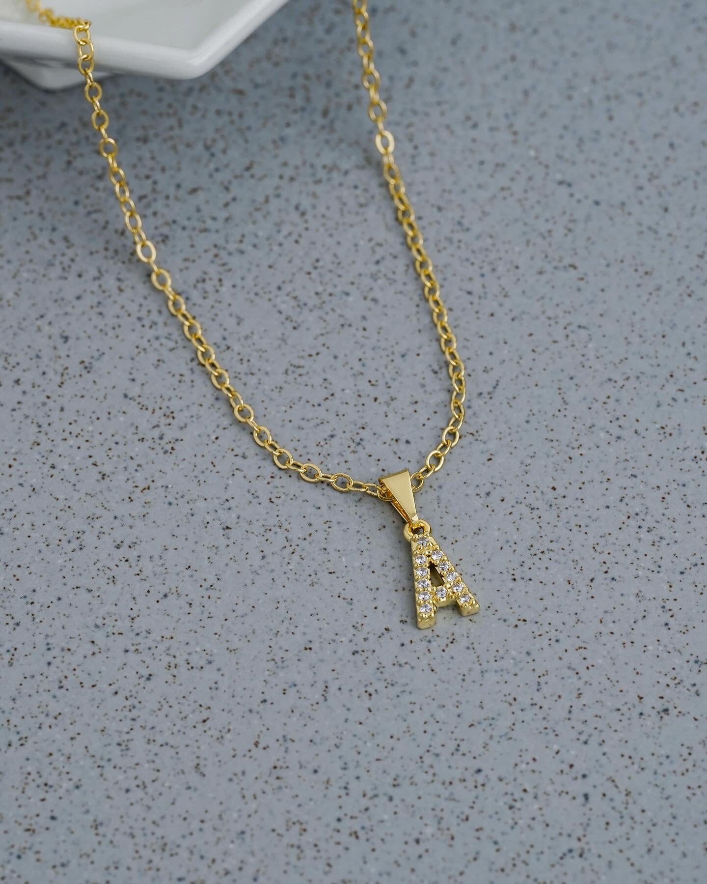 Cadena Aros (45cms)+ Dije Letra