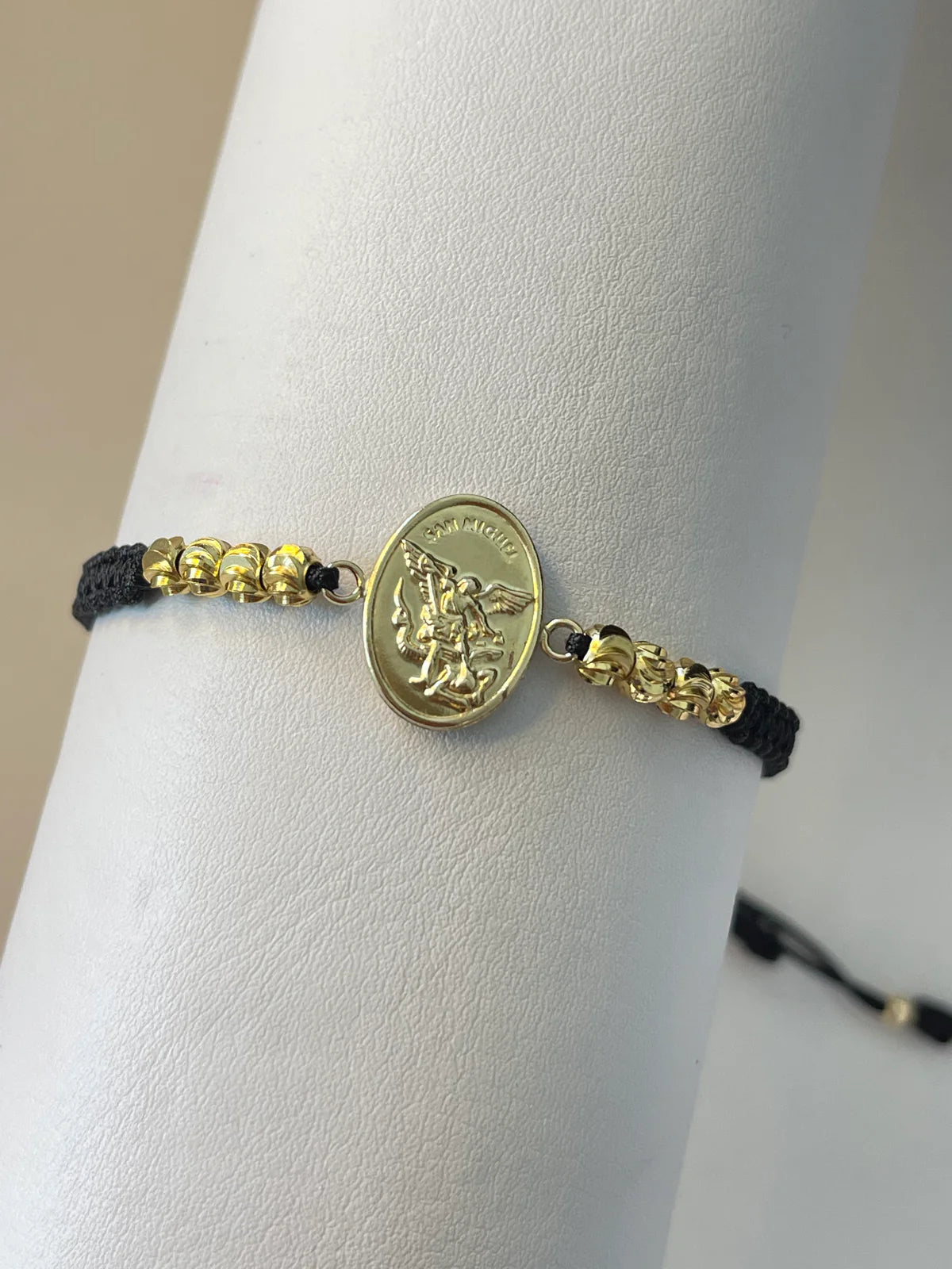 Pulsera San Miguel Arcangel 15mm - Diamantada