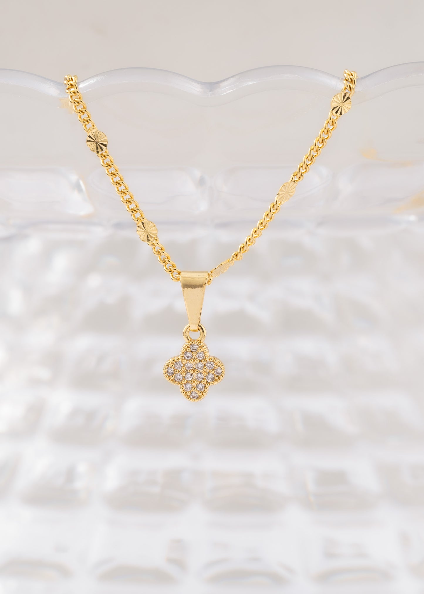 Dije Clover Circonia 7mm