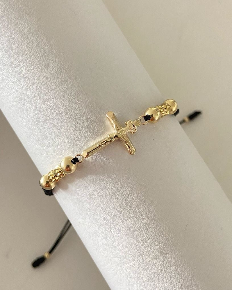Pulsera Cruz Inri 25mm