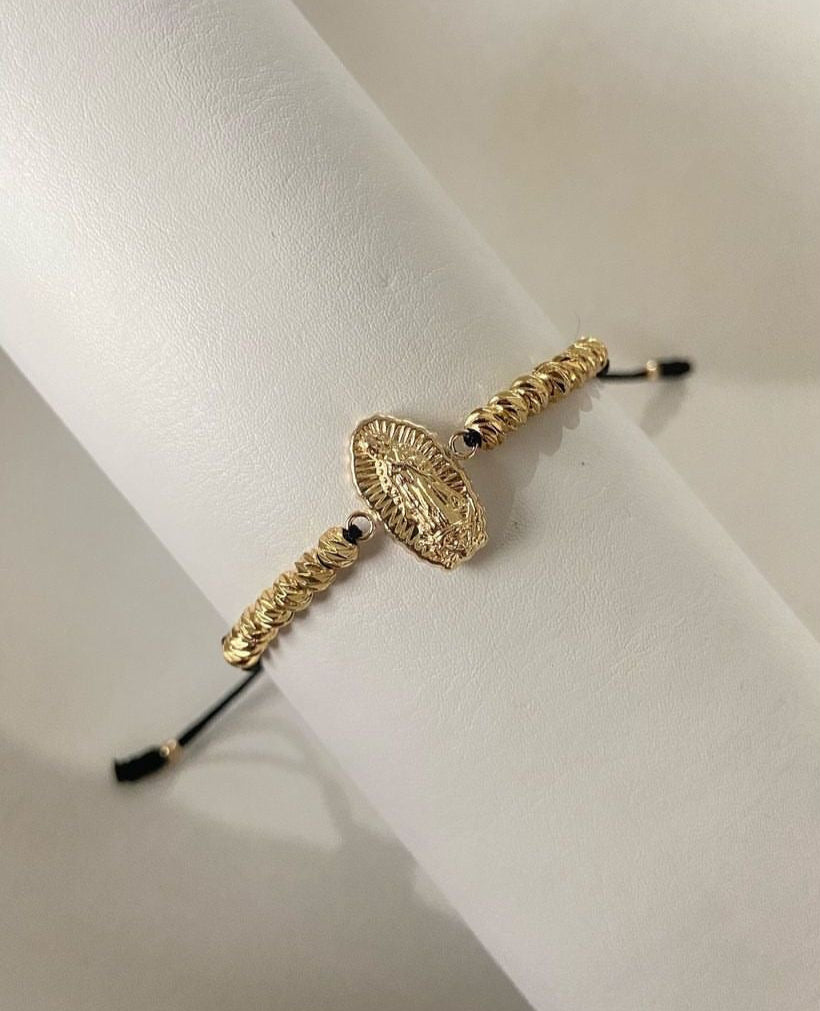 Pulsera Guadalupe Tallada Diamantada