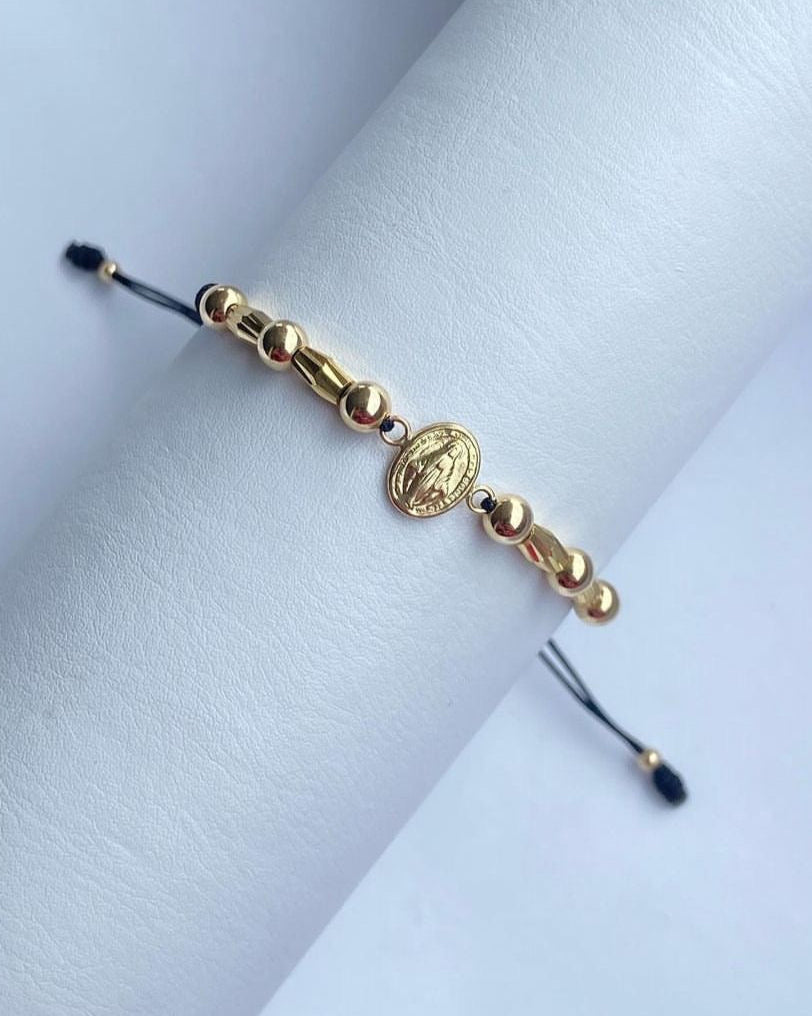 Pulsera Virgen Milagrosa 10Mm