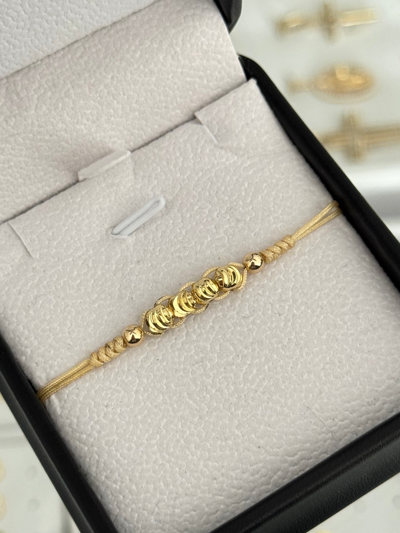 Pulseras diamantadas 6mm - Balin 5mm liso