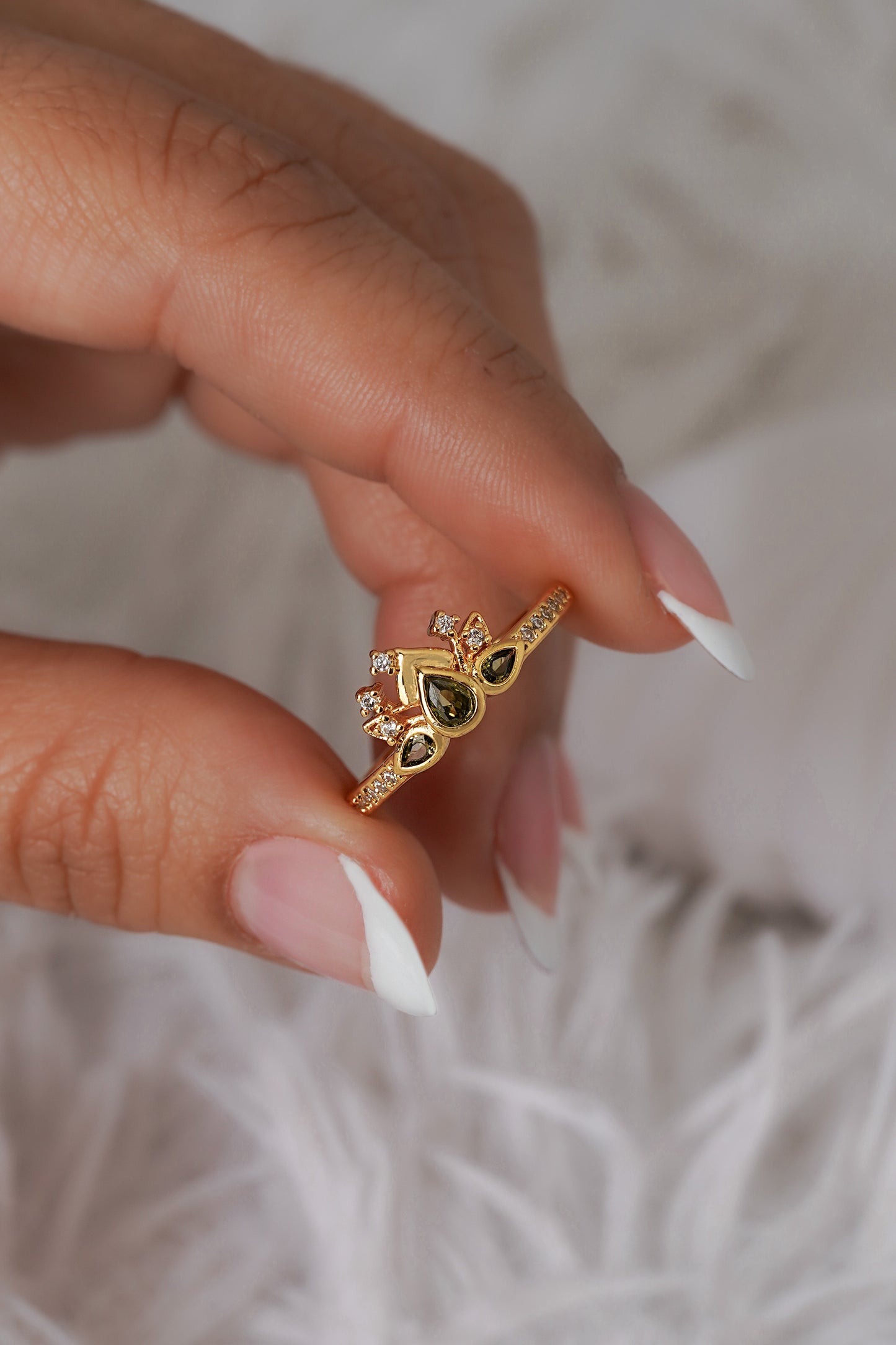 Anillo Green Bloom