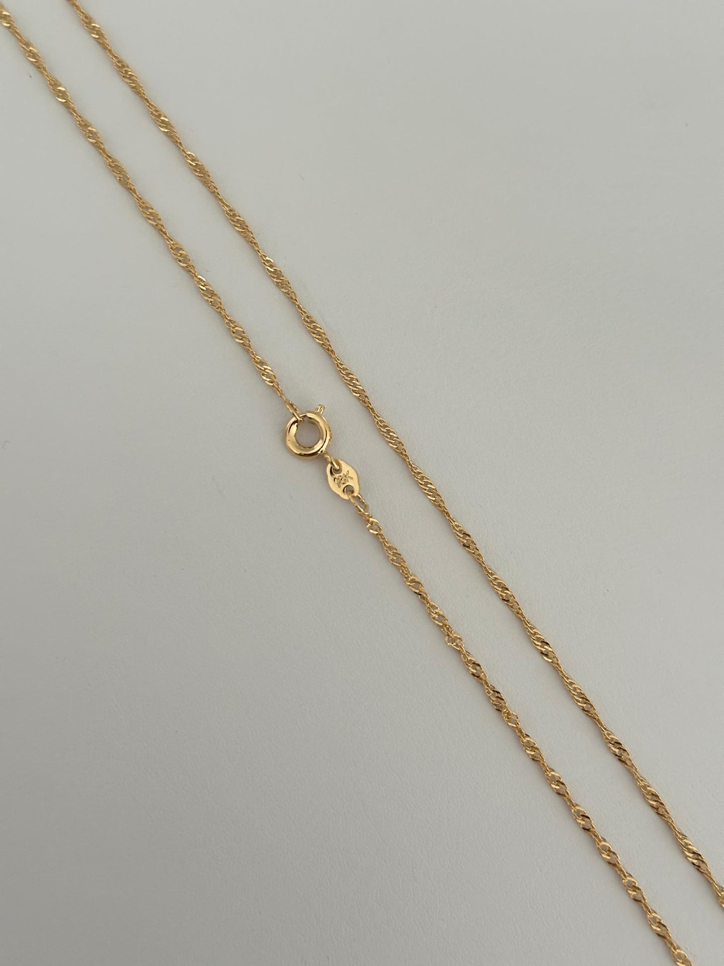 Cadena Singapur 1mm (45cms)