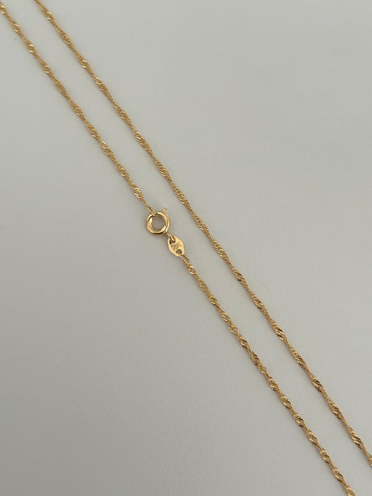 Cadena Singapur 1mm (45cms)