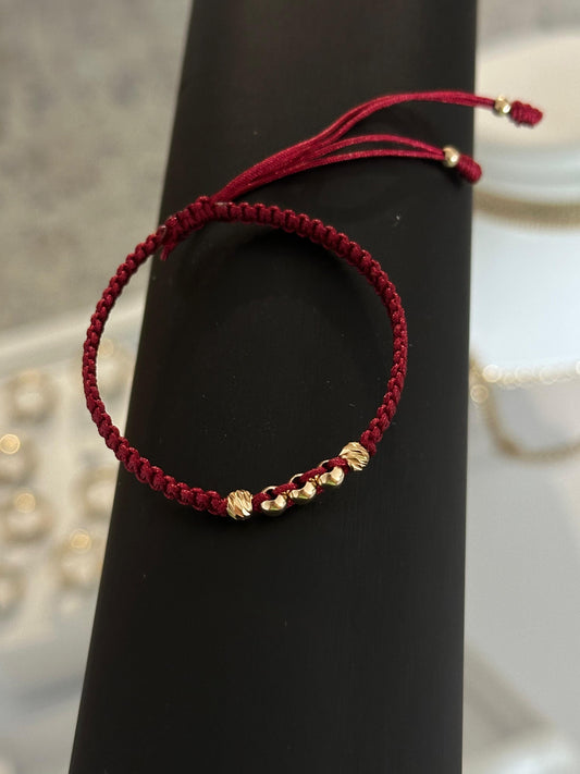 Pulsera Vinotinto diamantada