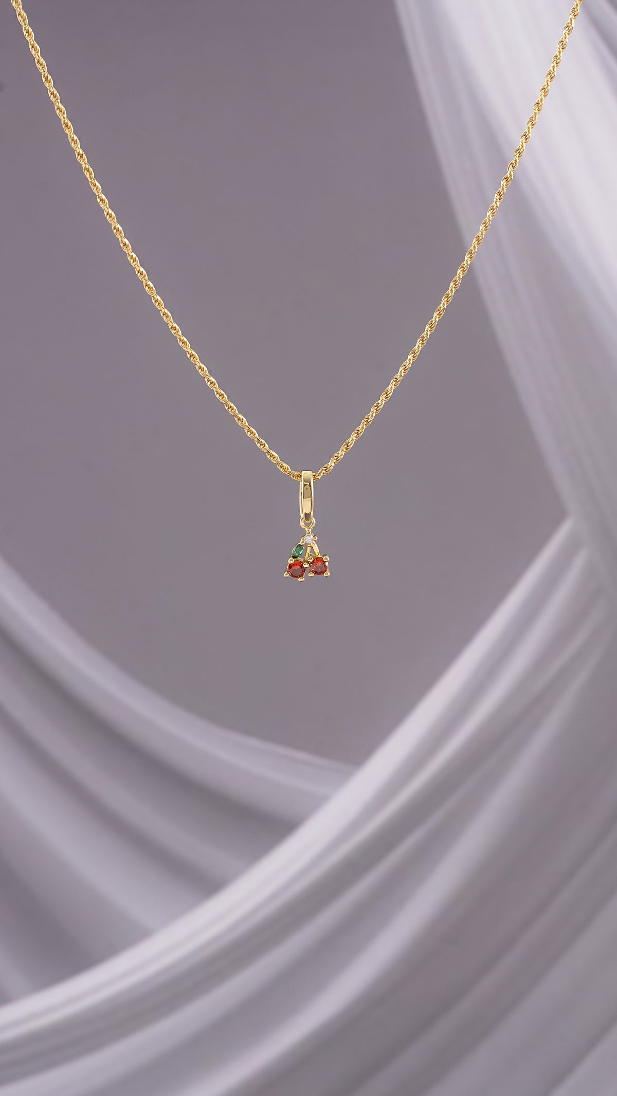 Cadena Lazito Italy 1.3mm (45cm) + Dije Cherry