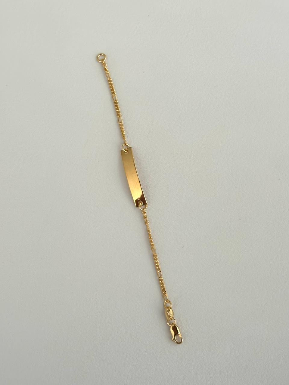 Esclava  bebé 5*1 2mm (13cms)/Placa lisa 5*20mm Exclusive