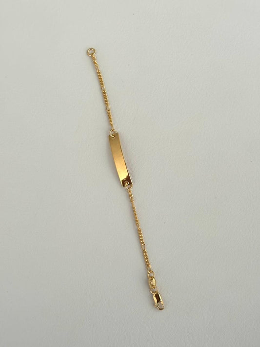 Esclava  bebé 5*1 2mm (13cms)/Placa lisa 5*20mm Exclusive