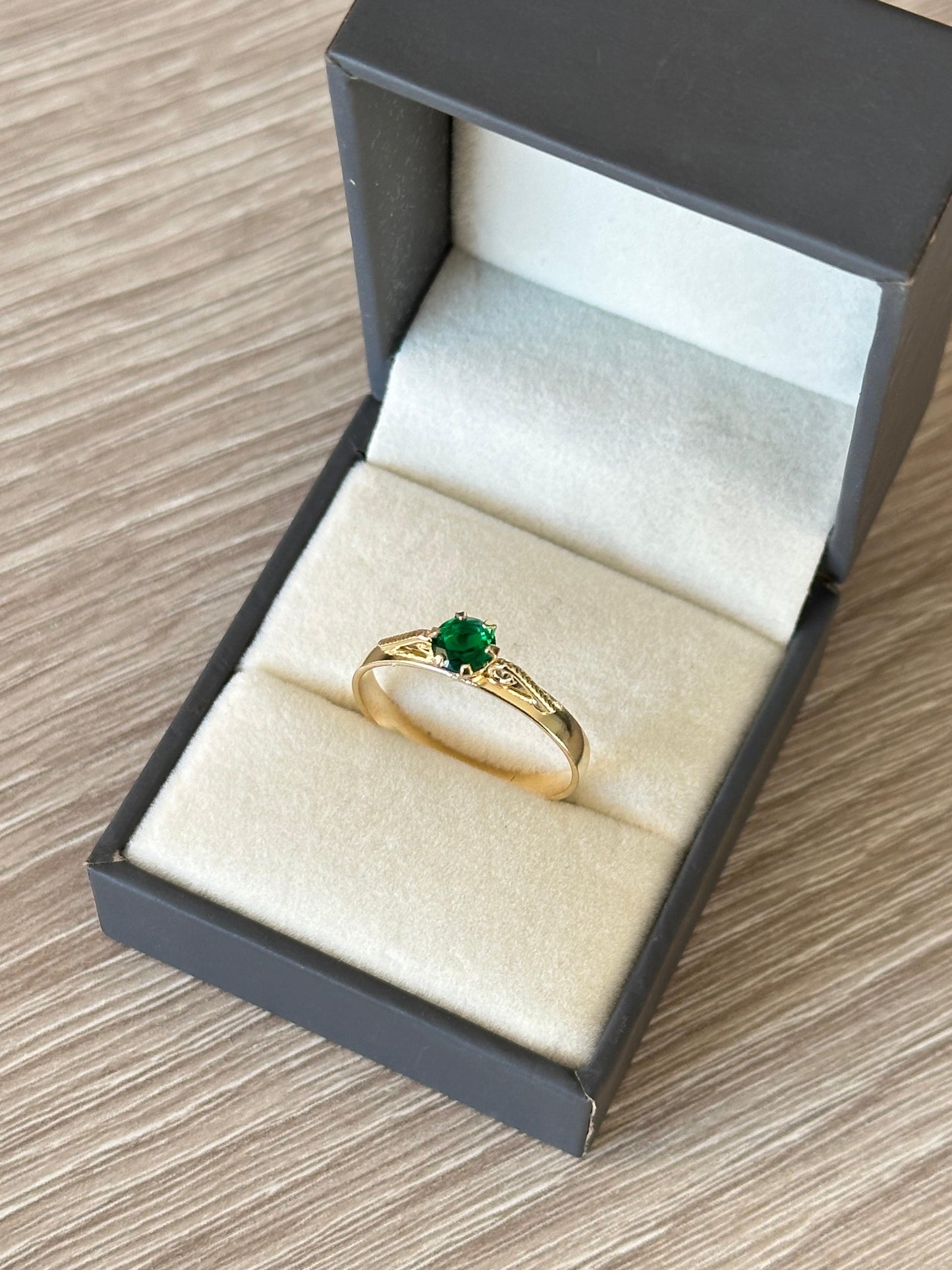 Anillo arabescos Green