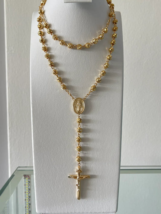 Rosario Balin 6mm diamantado (65cm)