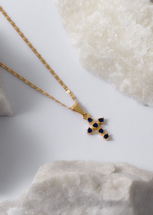 C caracol 45 cms + D 6 Circonias azul