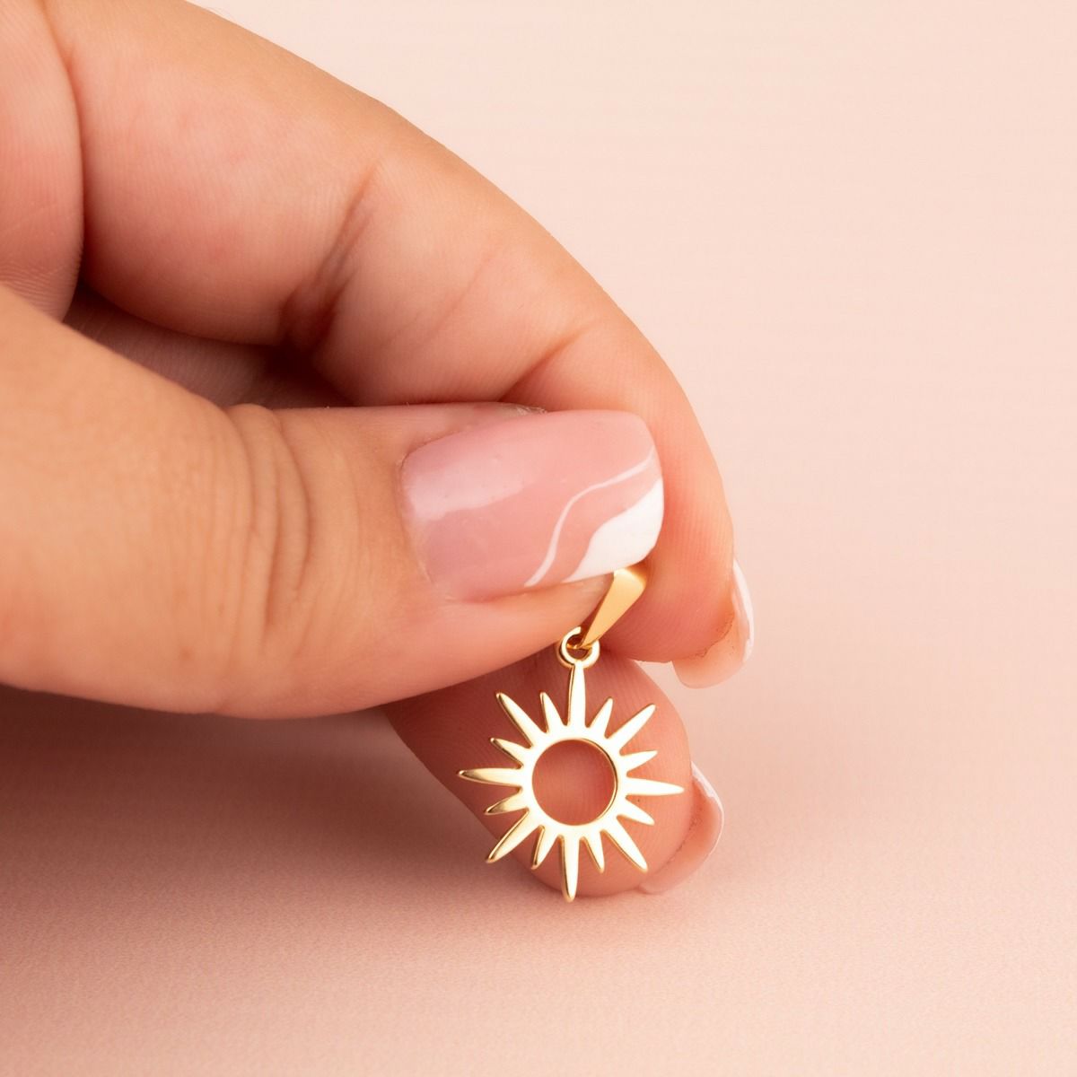 Cadena Singapur (45cms) + Dije Sol