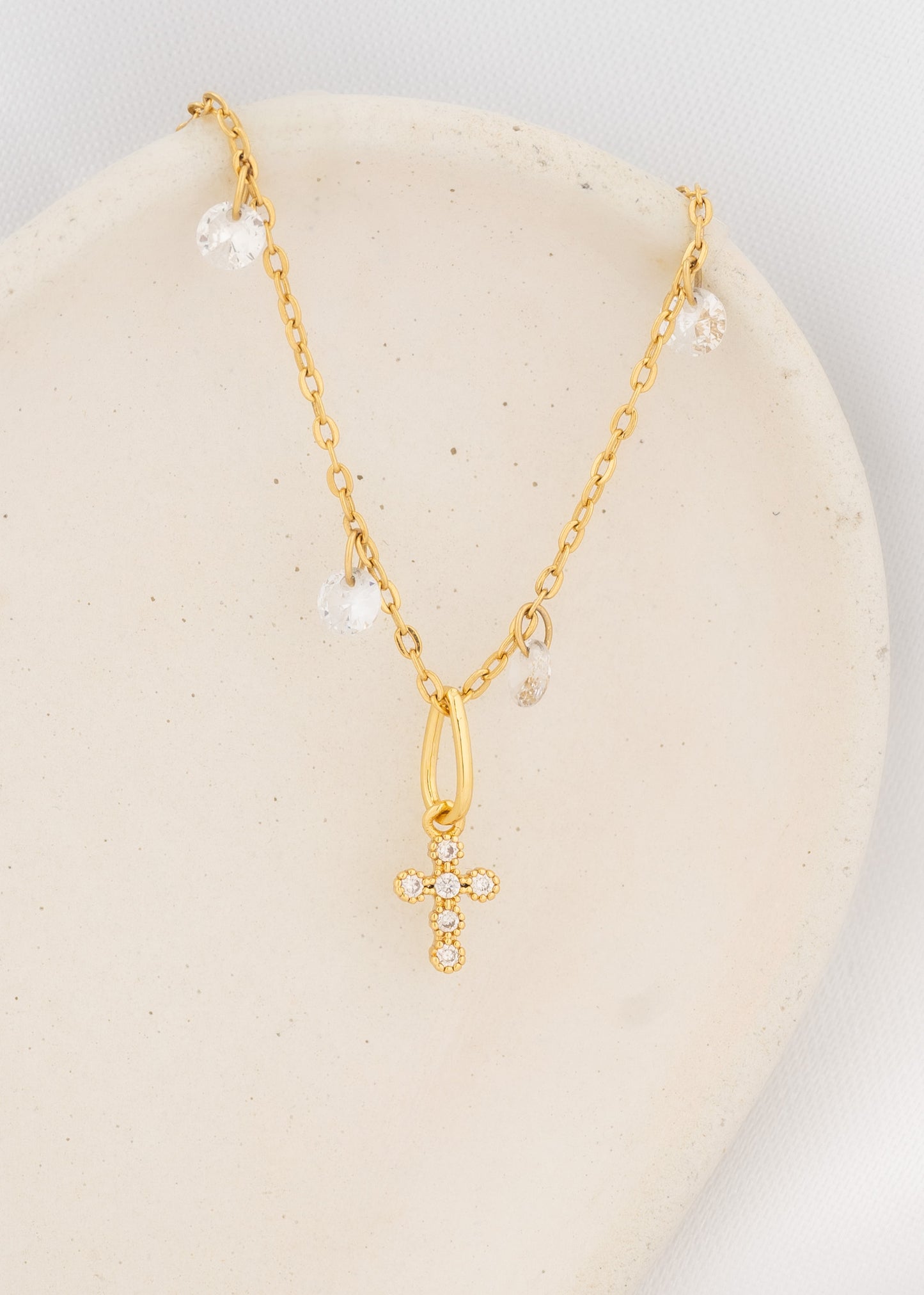 Dije Cruz Redondeada 1.6cms