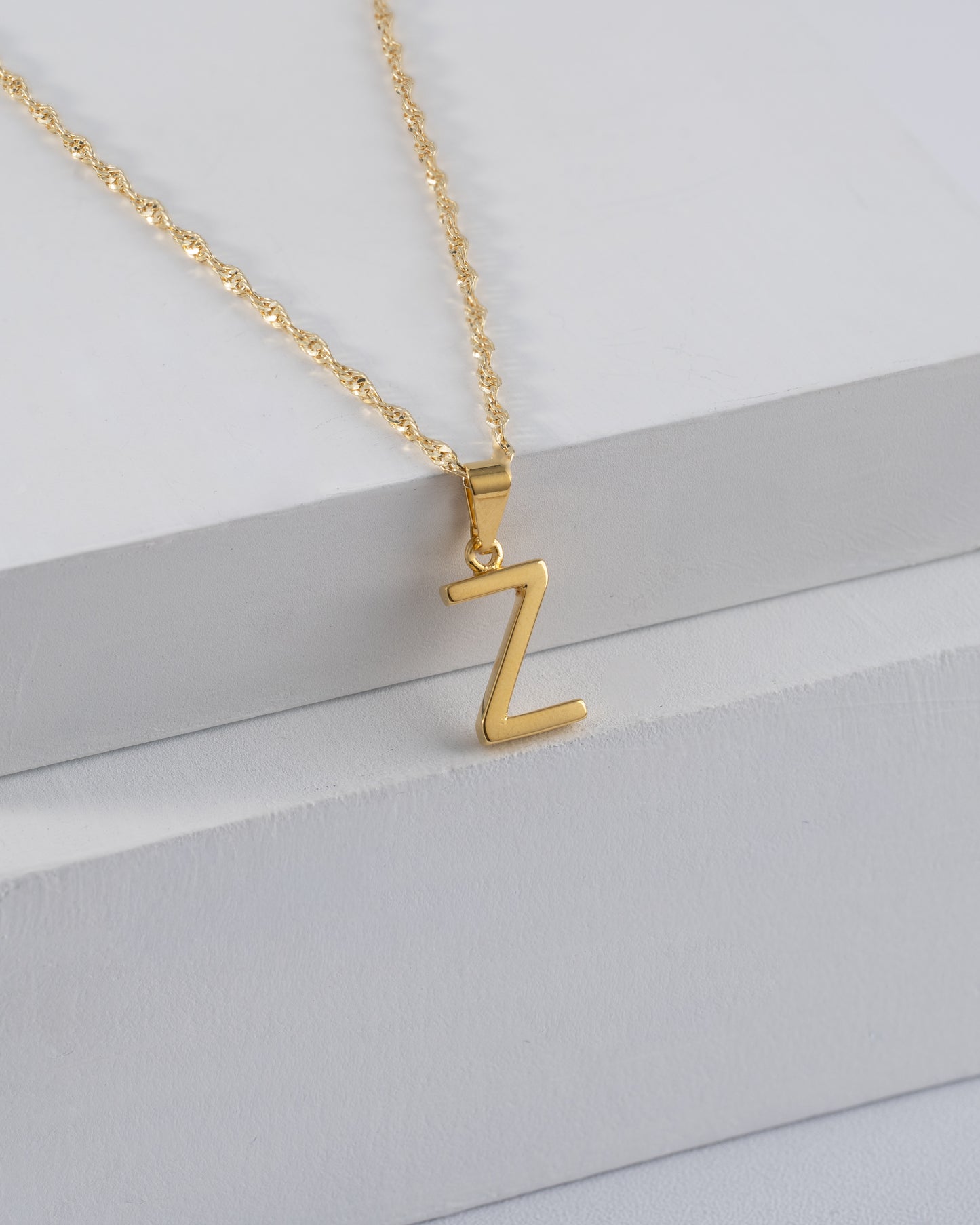 Cadena Singapur Italy 1.2mm (45cm) + Dije letras