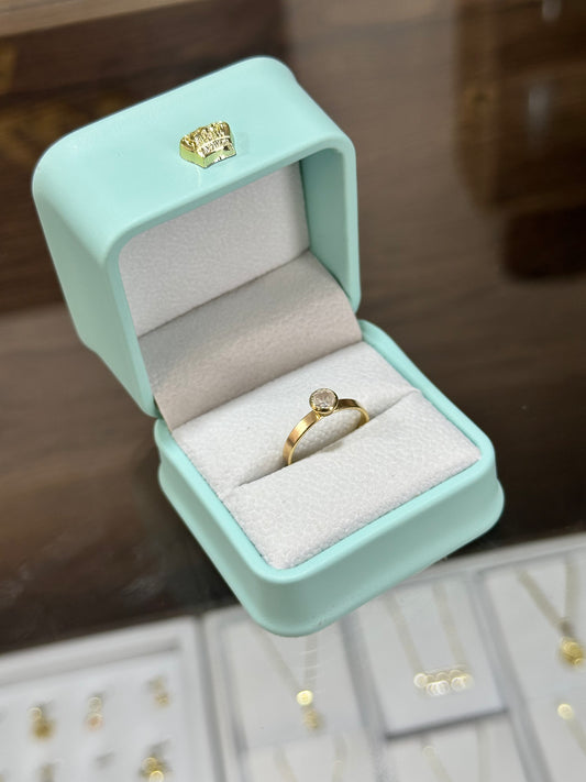 Anillo Circonia cristal