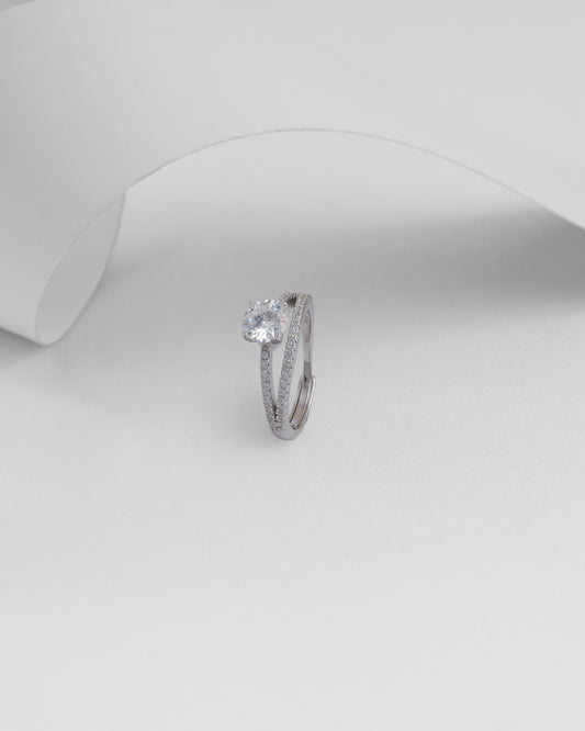 Anillo Oria Belle Mt - Plata ley 925