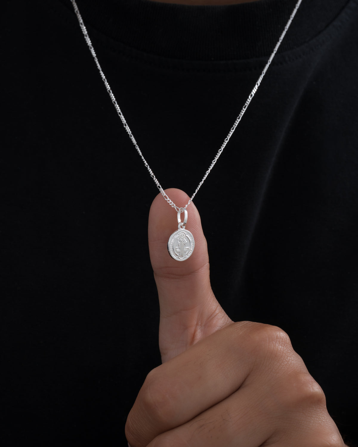 Cadena 3*1 1.4mm (65cm) - Plata ley 925