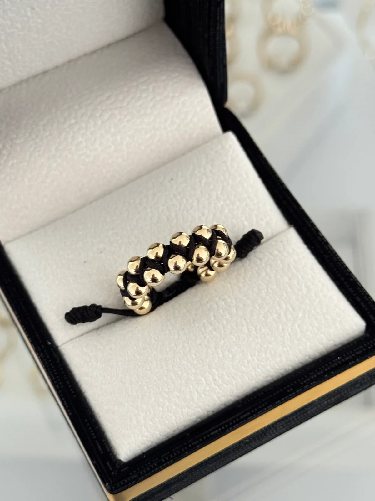 Anillo entrelazado balin 4mm