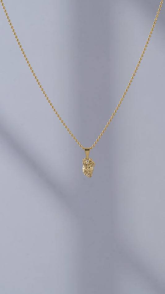 Cadena Militar 1.1mm (45cm) + Dije Corazon