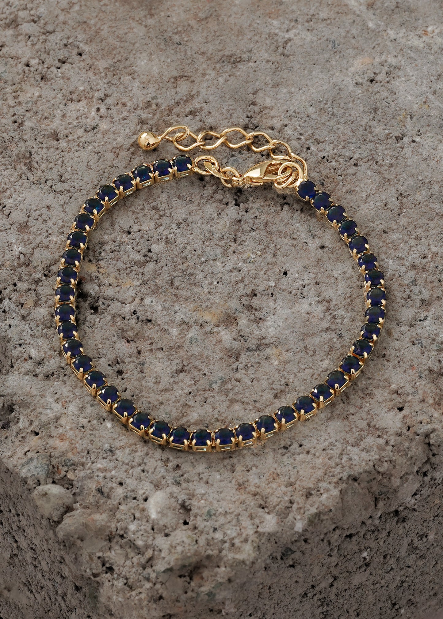 Esclava Circonias Unisex Azul (16cms) + Ext