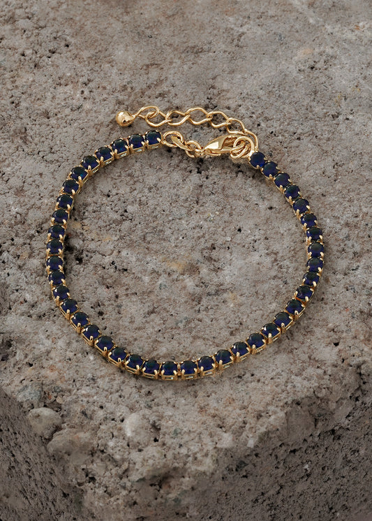 Esclava Circonias Unisex Azul (16cms) + Ext