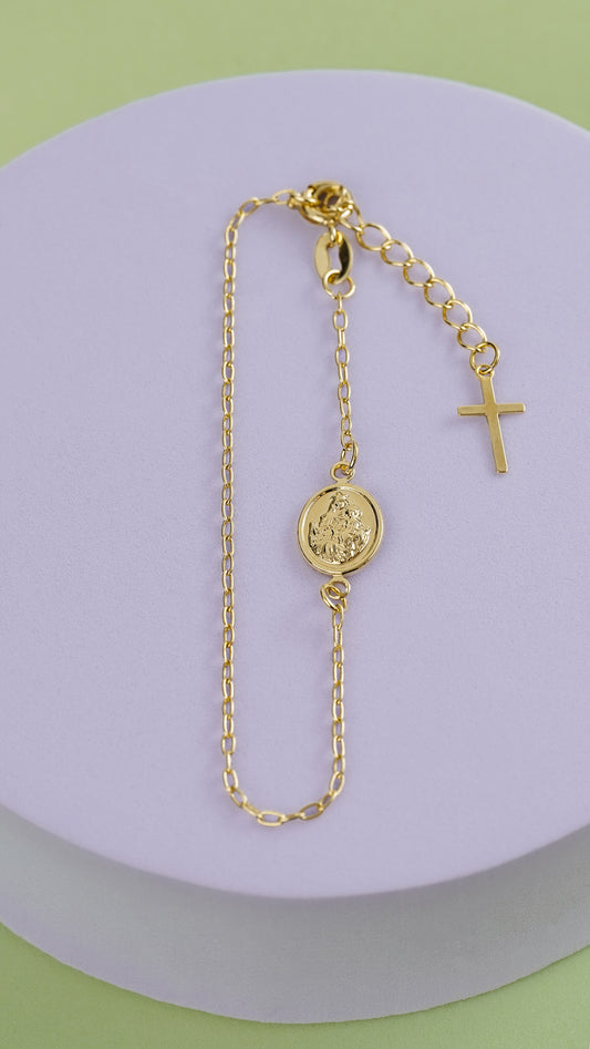 Esclava Virgen del Carmen (16.5cms) + Extensor