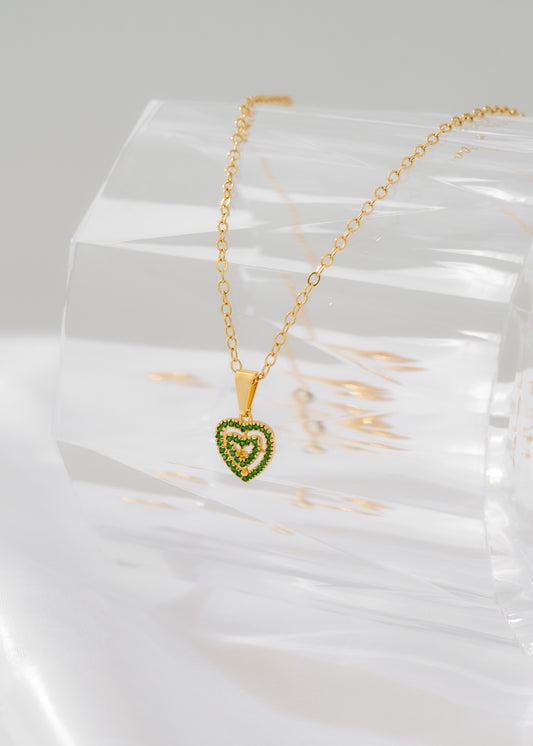 Cadena Aros (45cm) + Dije Eternal Love