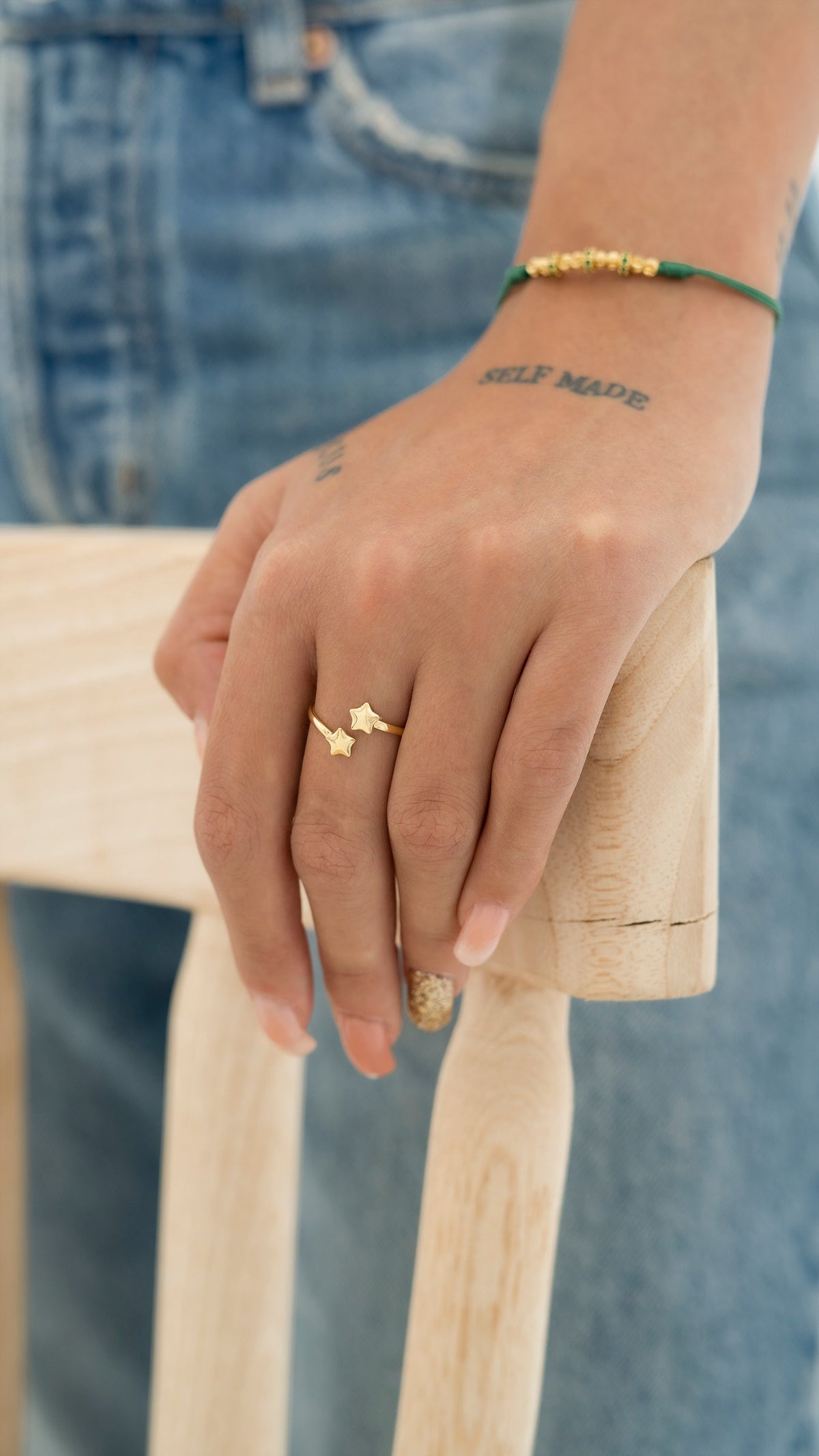 Anillo stars ajustable