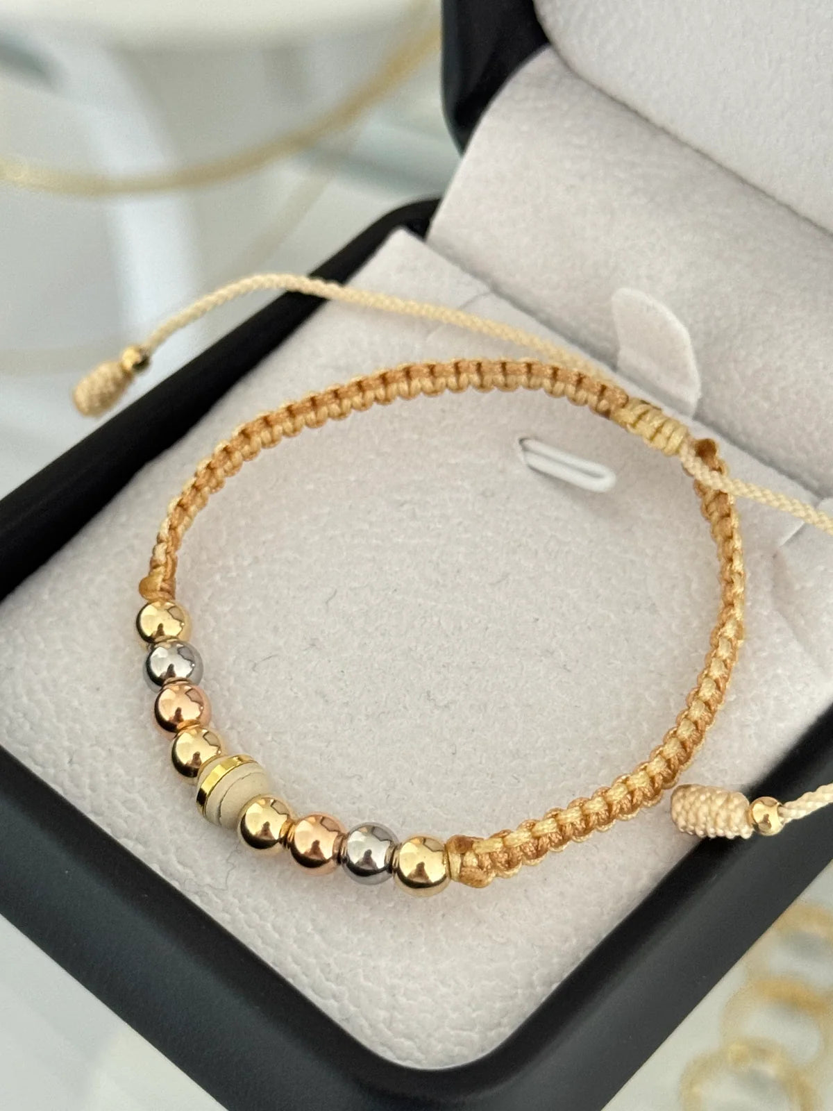 Pulseras tres oros