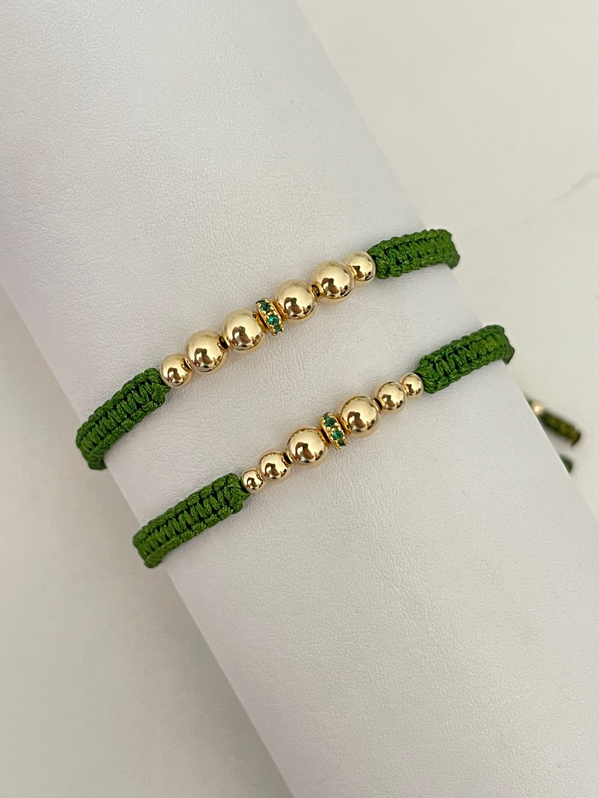 Pulseras Circon Verde