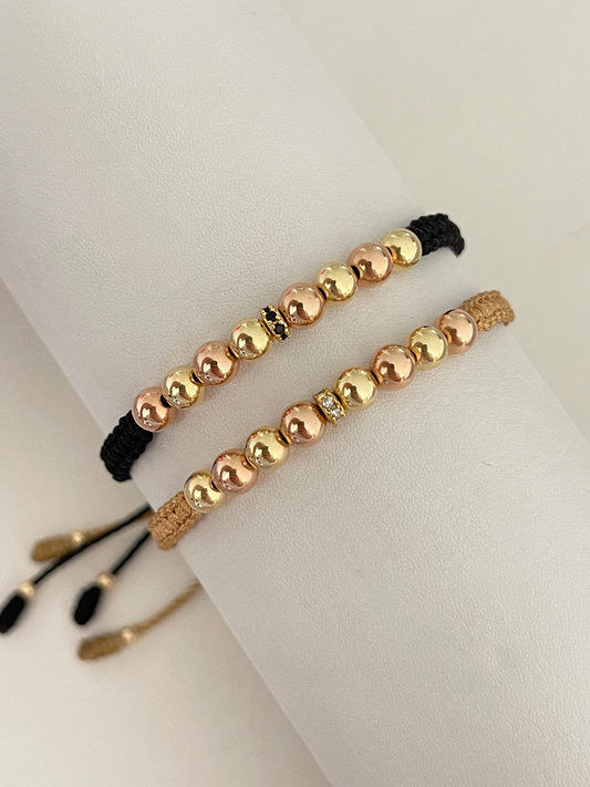 Pulseras Dos Oros