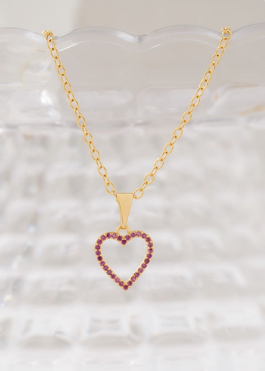 Cadena Aros (45cm) + Dije Amour