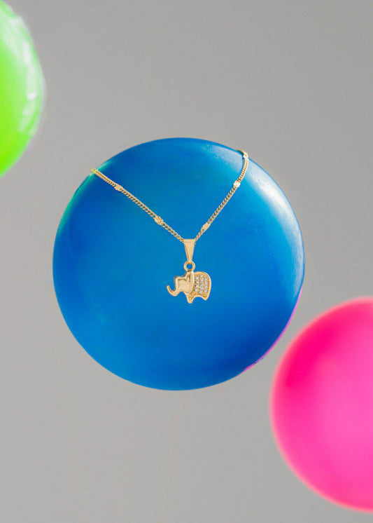 Dije Elefante con circonias