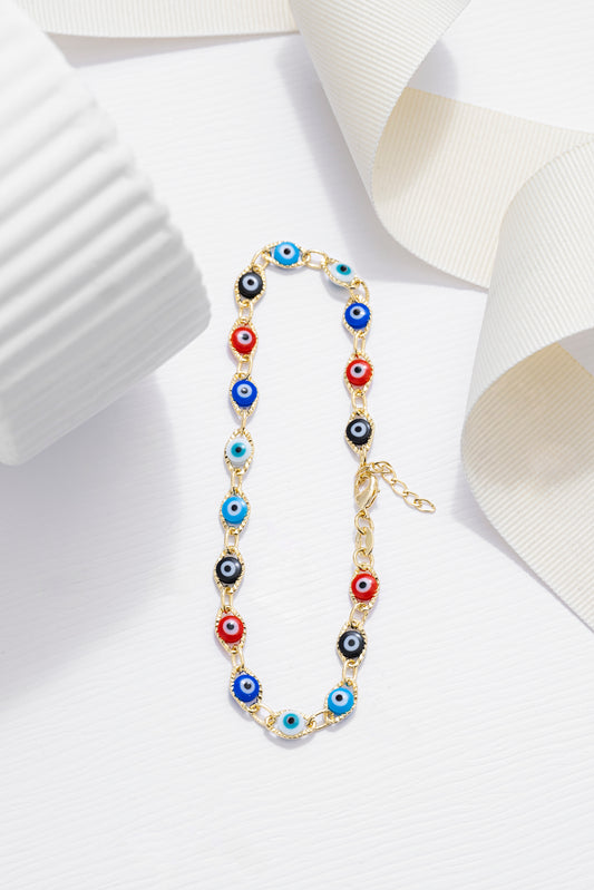 Tobillera Ojo Turco Multicolor (23cms + 2cms) Extensor