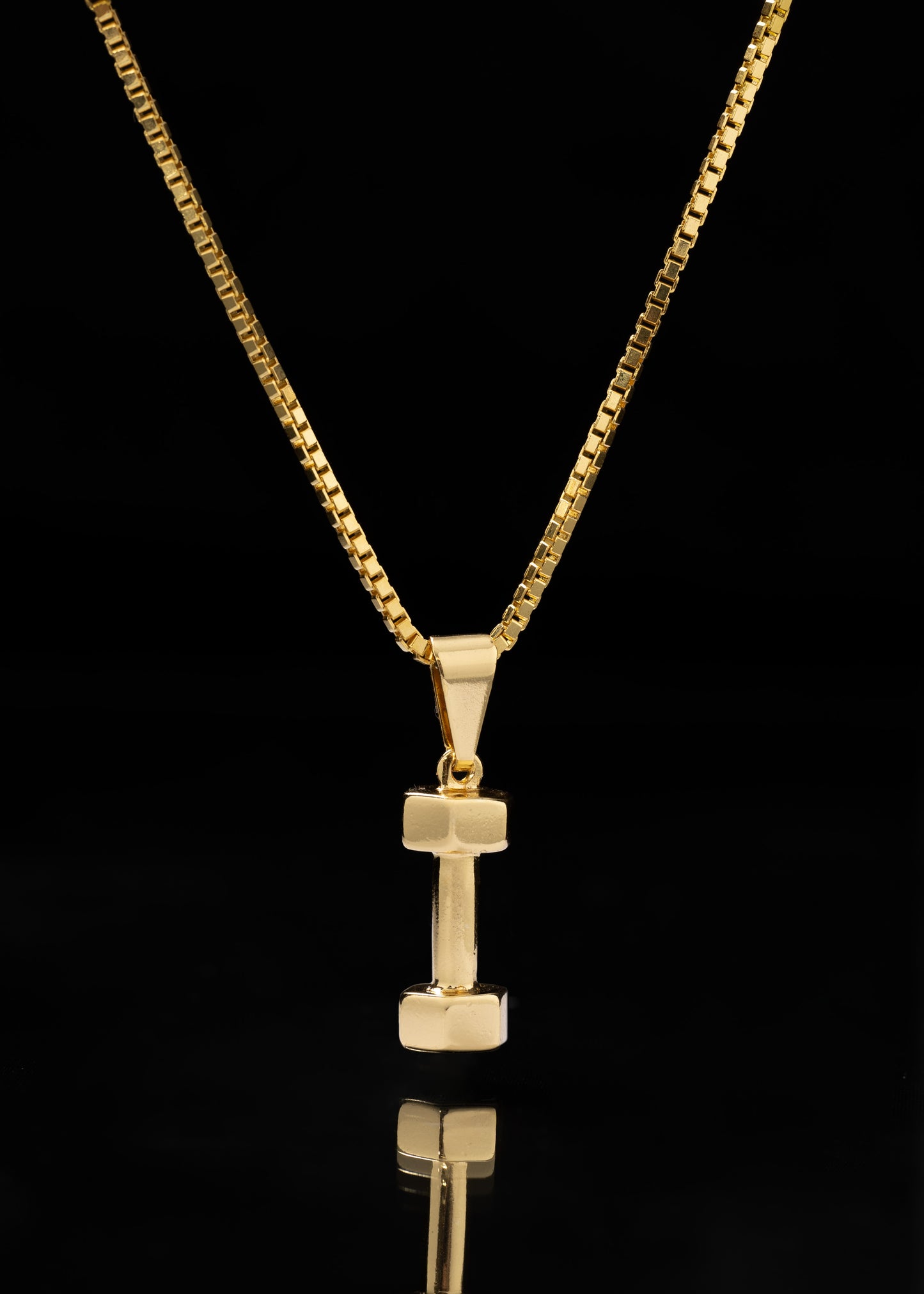 Cadena Veneciana 1.5mm (65cm) + Dije Mancuerna