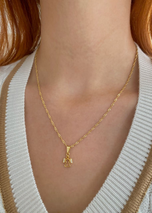 Cadena Singapur (45cm) + Dije Little Angel