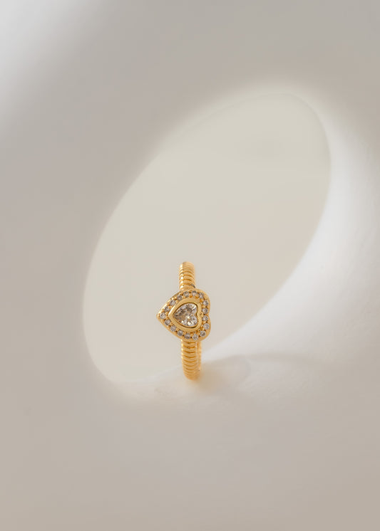 Anillo cristal love