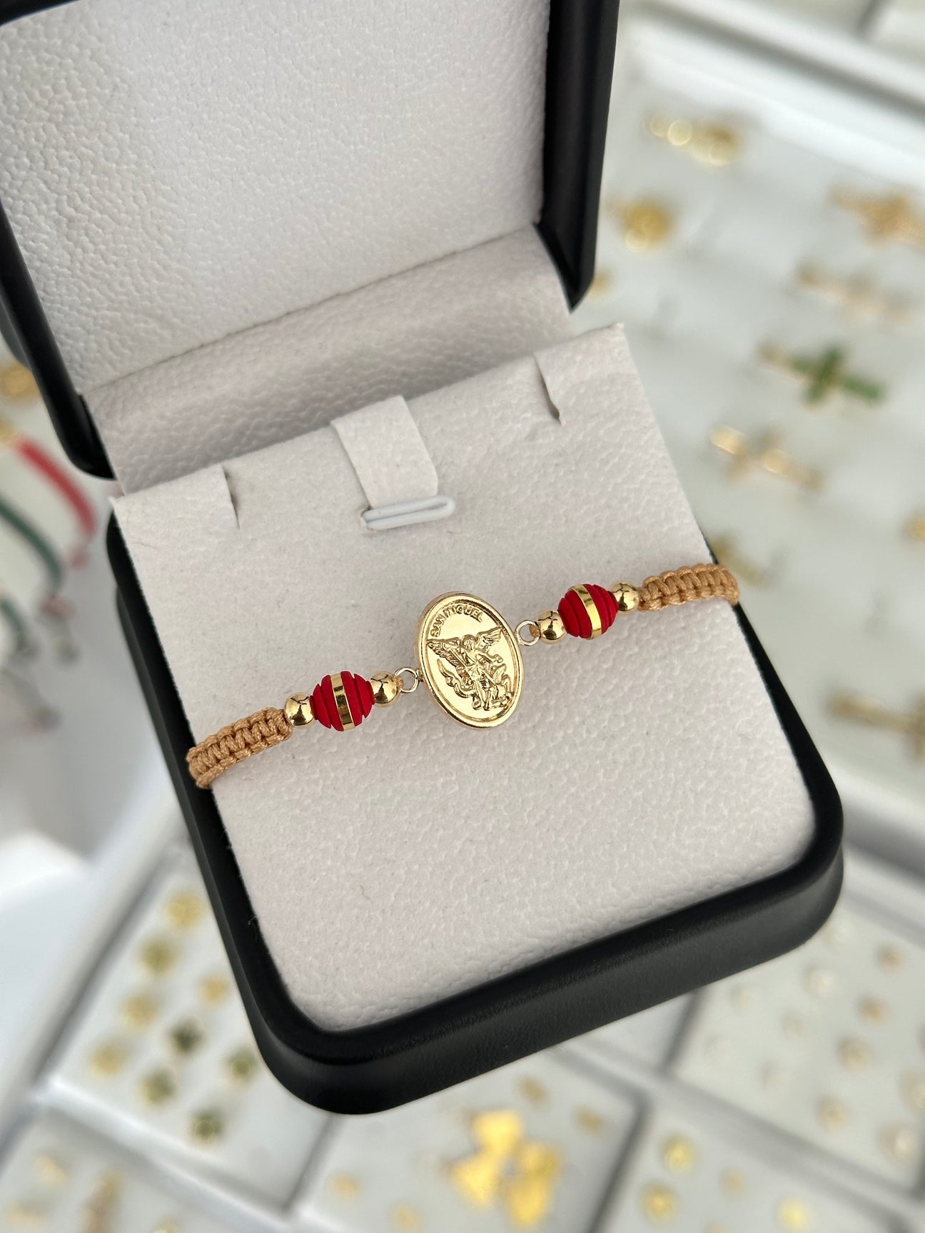 Pulsera San Miguel arcángel 8mm