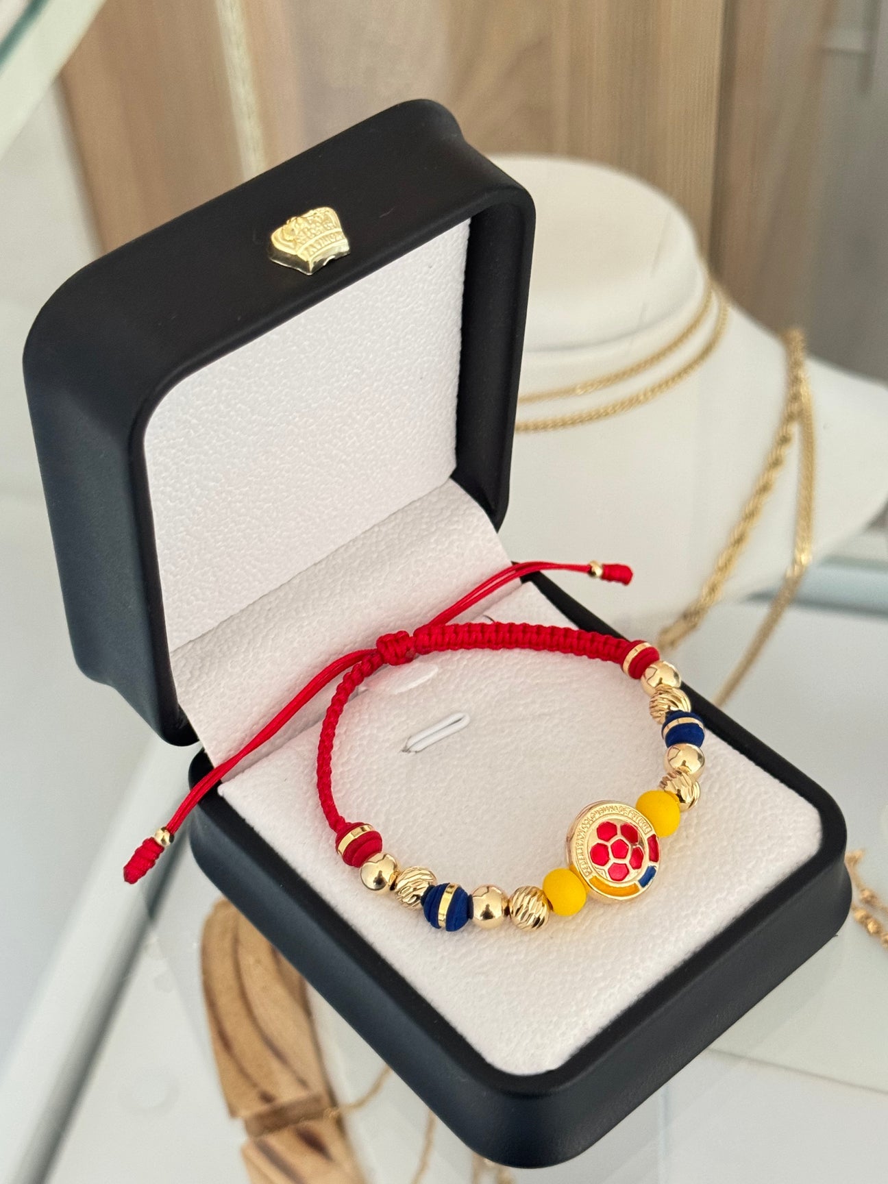 Pulsera Colombia Diamantada & Liso 6mm