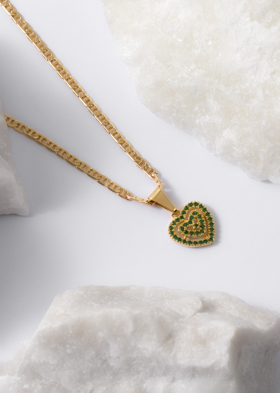 Cadena Escalera (40cm) + Dije Eternal Love