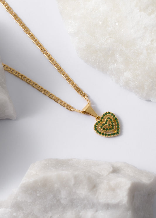 Cadena Escalera (40cm) + Dije Eternal Love