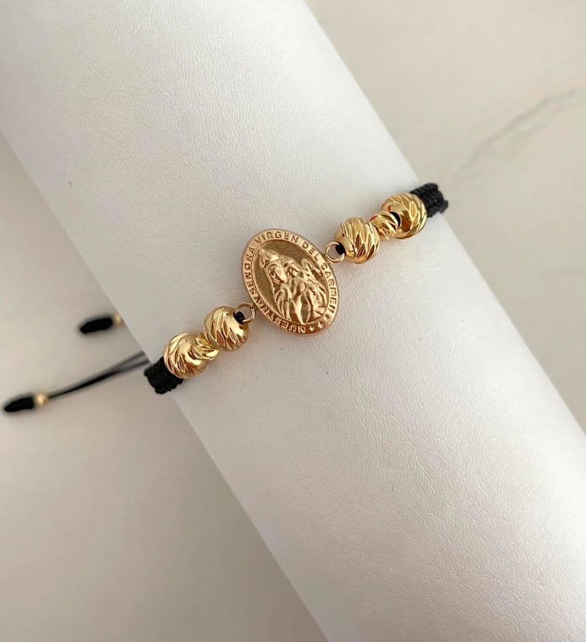 Pulsera virgen del Carmen 15mm