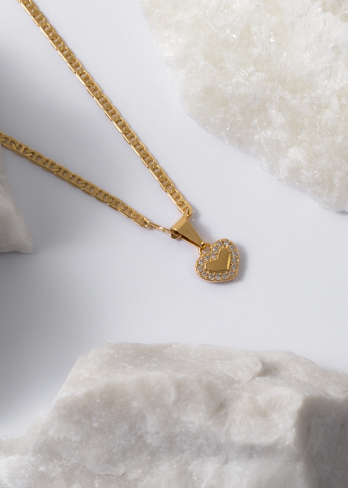 Cadena Escalera (40cm) + dije lovely