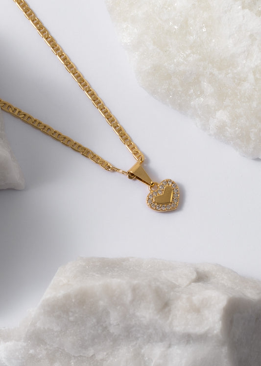 Cadena Escalera (40cm) + dije lovely