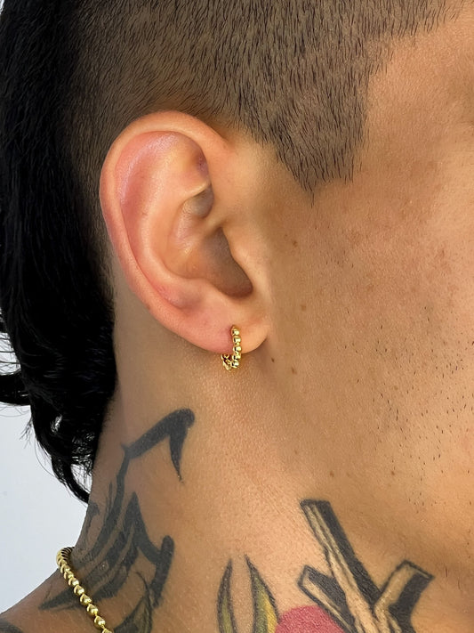 Candongas esferas pequeña