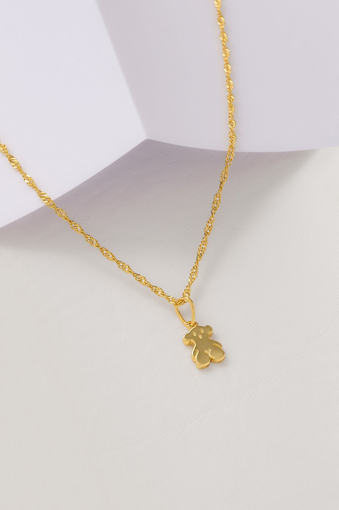 Cadena Singapur (45cm) + Dije Oso T