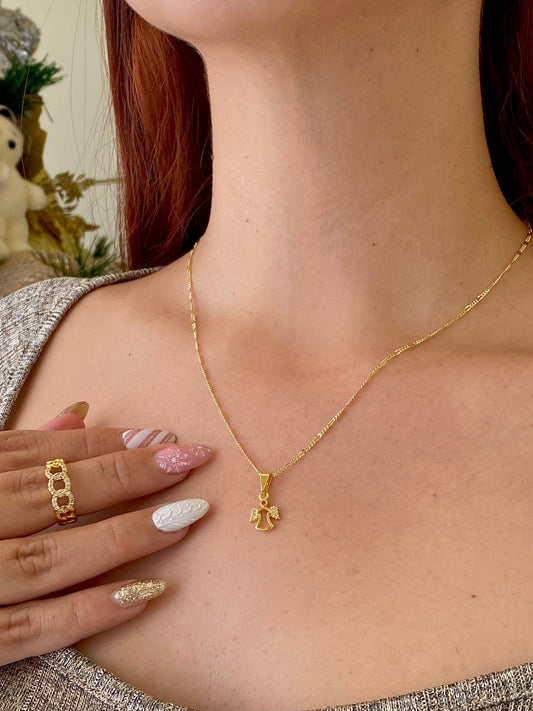 Cadena 3*1 (45cm) + Dije Little Angel